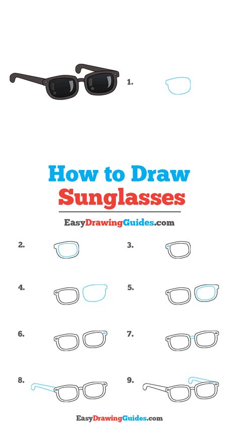 how to draw sunglasses on face|draw sunglasses easy.